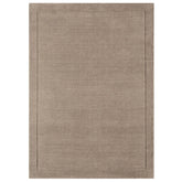 Premium York Taupe Hand Woven Wool Rug 80x150cm – Durable & Stylish Rug by Home Furniture UK (RRP £240)